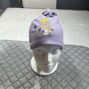 Tinkerbell Fleece Beanie Hat Top Fringe,  Girls Small/Medium Disney Store